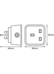 Ledvance Class A Smart Plug, White