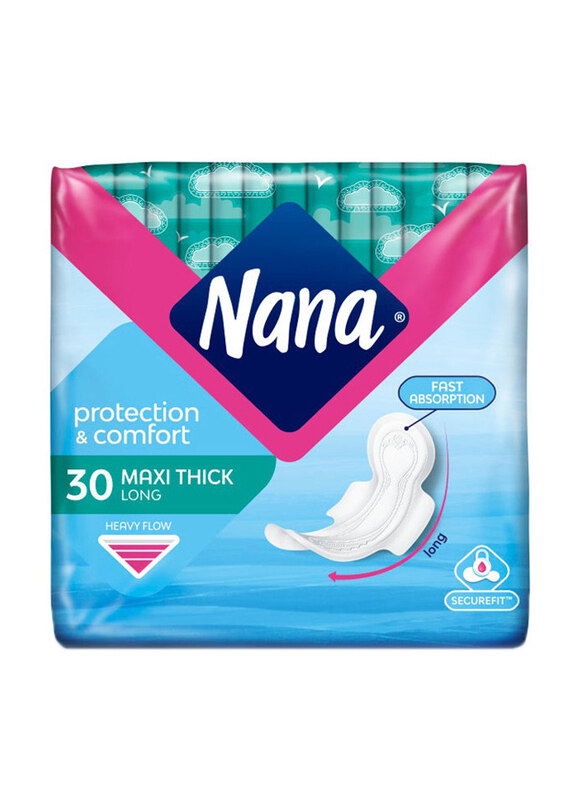 

Nana Maxi Long Wings Pads, 30 Pieces