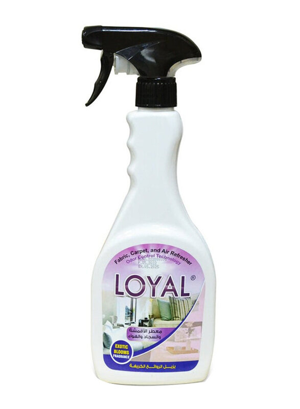 

Loyal Fabric Carpet Air Freshener with Exotic Blooms Fragrance, 500ml