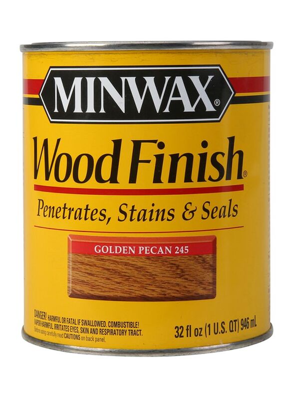 Minwax Wood Finish Penetrating Stain, 1 Quart, Golden Pecan 245