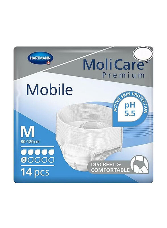 

Molicare Mobile Protective Underwear, Medium, 14 Pieces