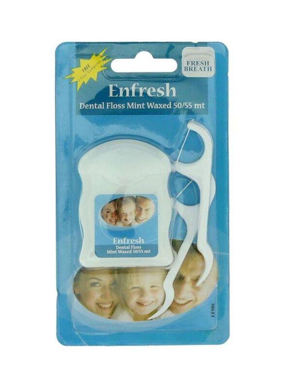 

Enfresh Mint Waxed Dental Floss, 50/55 Meter