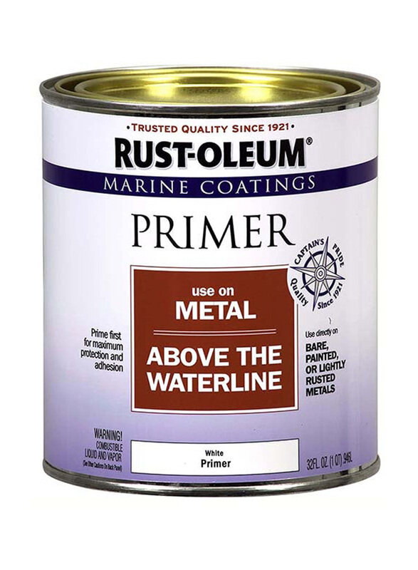 

Rust-oleum Marine Coating Metal Primer, 32oz, White