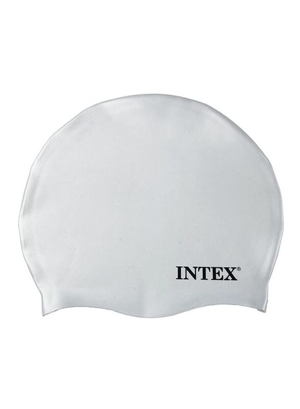 Intex Silicon Swim Cap, White