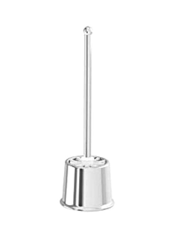 Stainless Steel Toilet Brush, 380 x 116mm, Silver/White