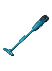 Makita Cordless Vacuum Cleaner with Battery and Charger, 0.65L DCL180RF, Blue/Black