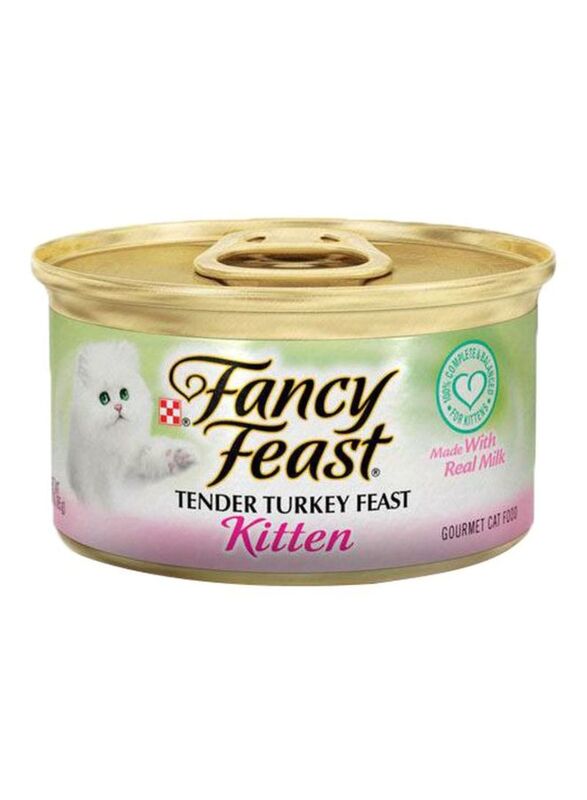 Fancy Feast Tender Turkey Feast Wet Cat Food, 85g