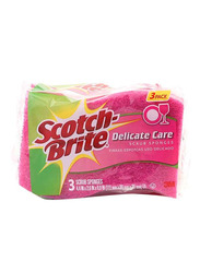 Scotch Brite Delicate Care Scrub Sponge Set, 3 Pieces