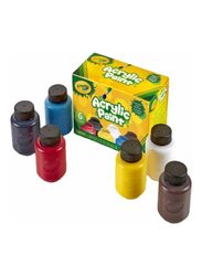 Crayola 6-Piece Acrylic Paint Set, Multicolour