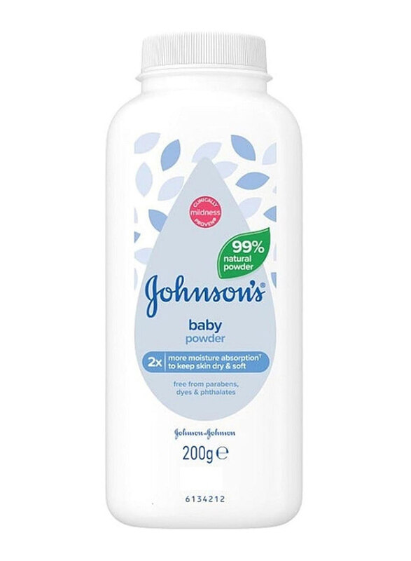 

Johnson's 200gm Baby Powder, White
