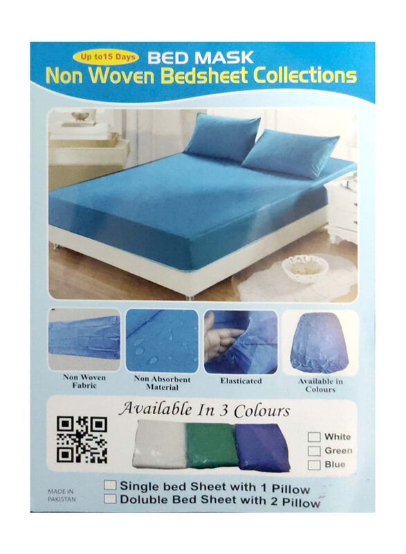 

Generic Bed Mask, 1 Bed Mask + 1 Pillow, Single, White
