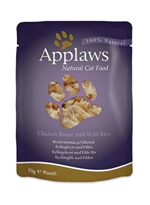 

Applaws Chicken with Rice Flavour Cat Wet Food, 70g