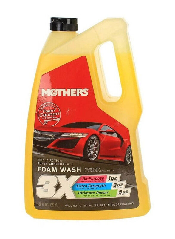 

Mothers 100Oz Triple Action Super Concentrate Foam Wash, Multicolour