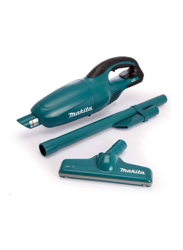 Makita Cordless Vacuum Cleaner with Battery and Charger, 0.65L DCL180RF, Blue/Black