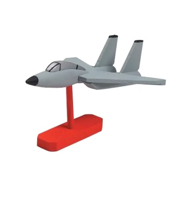 

Darice Fighter Jet Model Kit, Black/Grey/Red