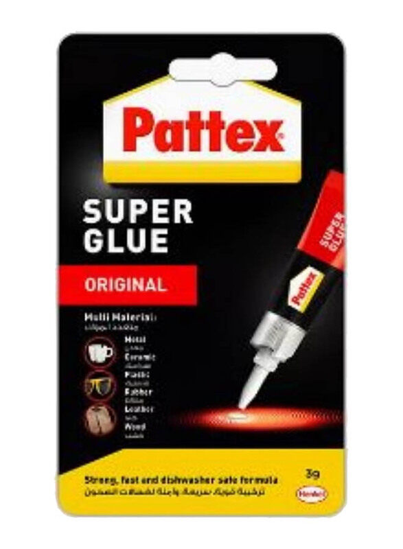 

Pattex 3gm Original Super Glue, Multicolour