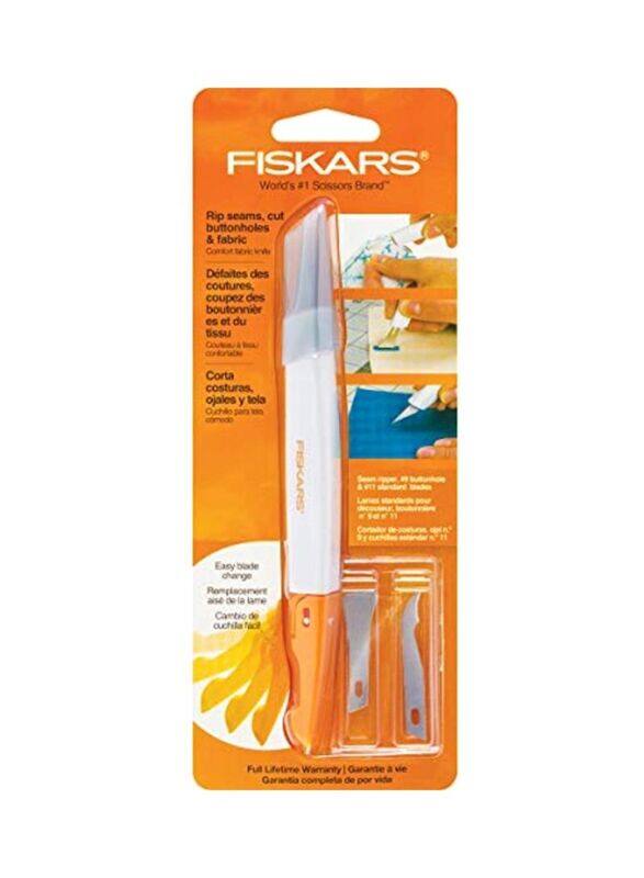 

Fiskars Replacement Blade For Fabric Knife with Blades, White/Orange