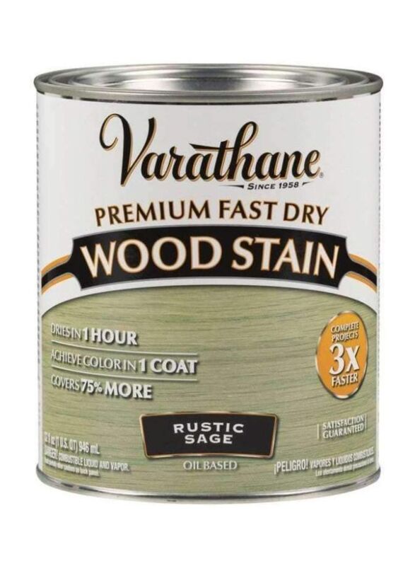 Varathane Premium Fast Dry Wood Stain, 946ml, Rustic Sage