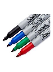 Sharpie Fine Tip Permanent Markers Set, 4 Piece, Multicolour