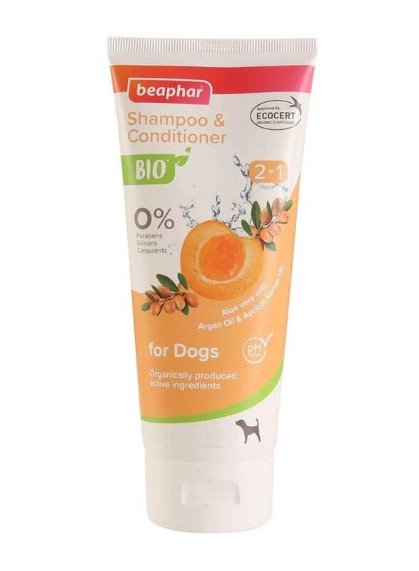 

Beaphar Bio Cosmetic 2-in-1 Dog Shampoo & Conditioner, 200ml