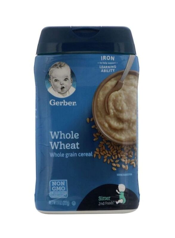 Gerber Whole Grain Wheat Baby Cereal, 227g
