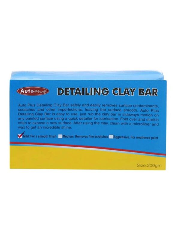 Auto Plus 200g Mild Detailing Clay Bar, Blue