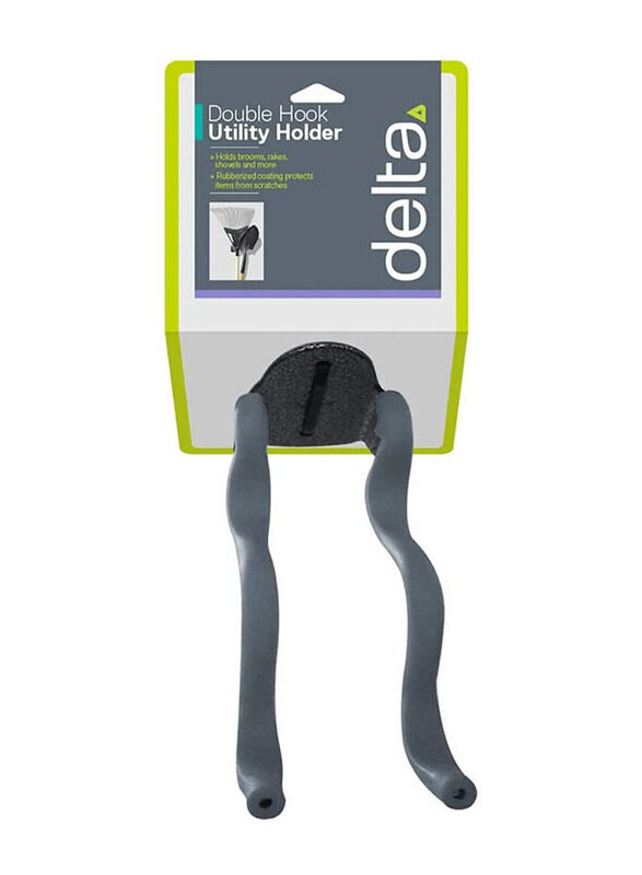 

Delta Double Hook Utility Holder, Black