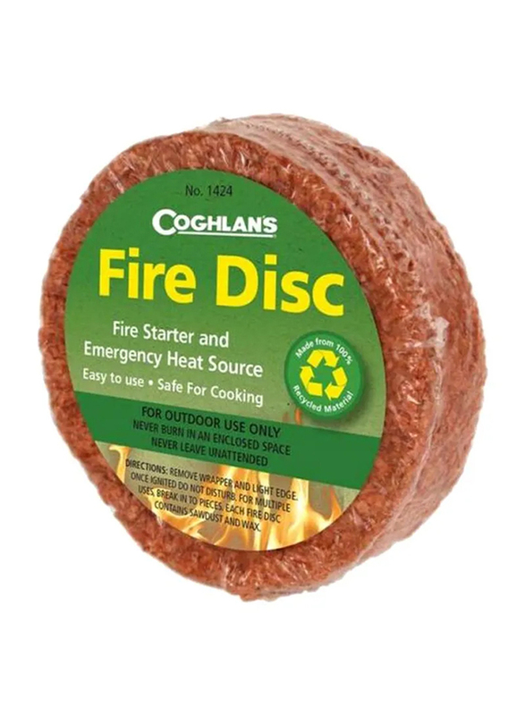 Coghlans Fire Starter Disc, Brown