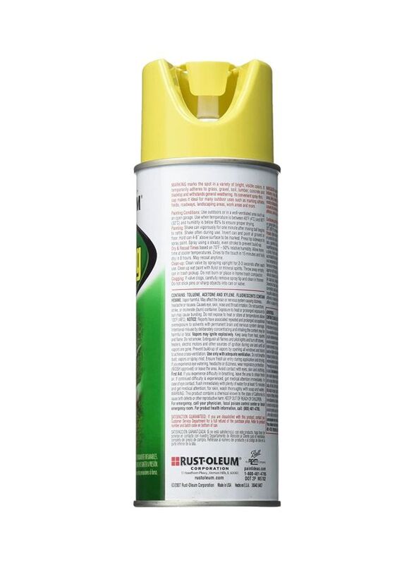 Rust-Oleum Marking Spray Paint, 312g, Yellow