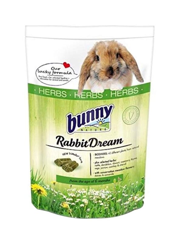 Bunny Rabbit Dream Herbs Dry Food Green, 1.5 Kg