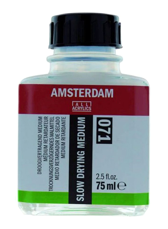 Amsterdam Slow Drying Acrylic Medium, 75ml, 071, White