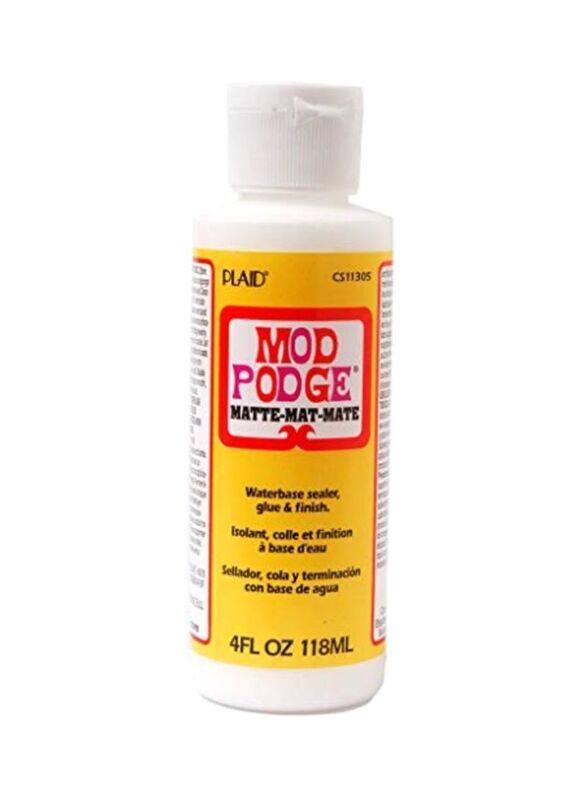 Mod Podge Waterbase Matte Sealer, 118ml, White