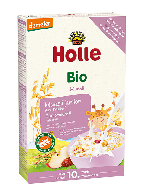 

Holle Organic Junior Muesli with Multi Fruit Grain Baby Cereal, 250g