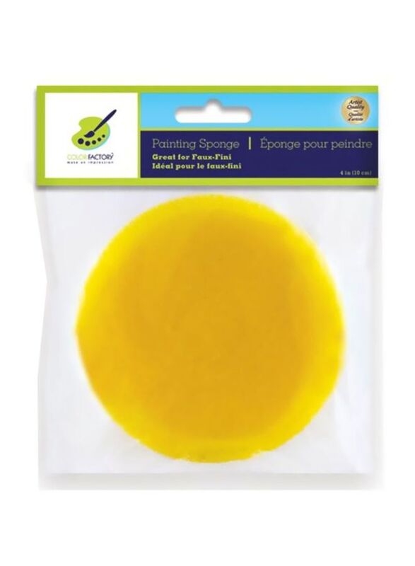 Multicraft Imports Colour Factory Sponge, Yellow