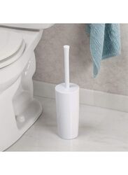 Inter Design Toilet Bowl Brush and Holder, White