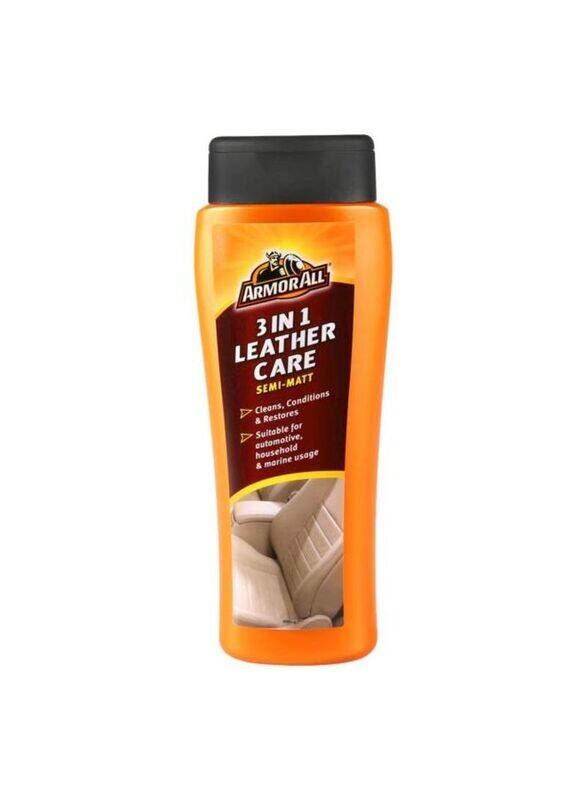

Armor All 250ml 3-in-1 Semi Matt Leather Care Creme, Orange