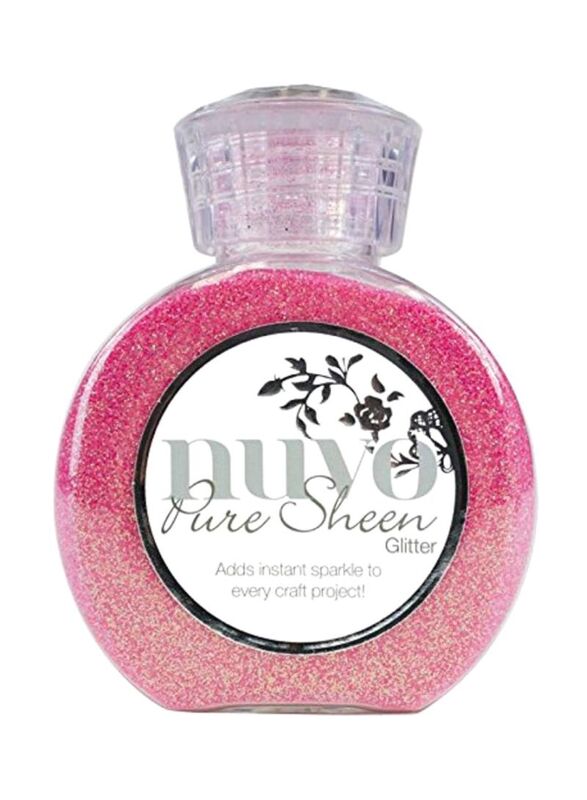 Nuvo by Tonic Studios Pure Sheen Glitter, 3.38oz, Candy Pink