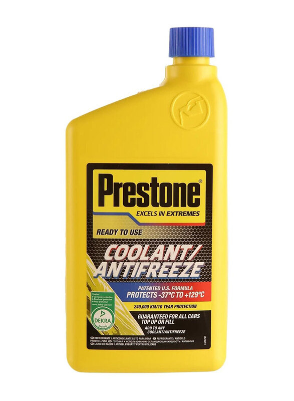 

Prestone 1Ltr Ready To Use Engine Coolant/Antifreeze, Yellow