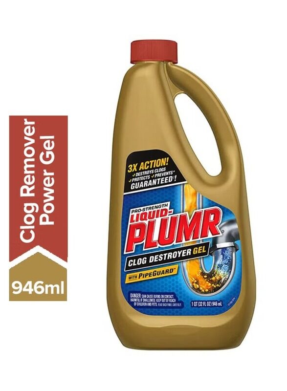 

Clorox Plumr Drain Clog Remover Power Gel, 946ml