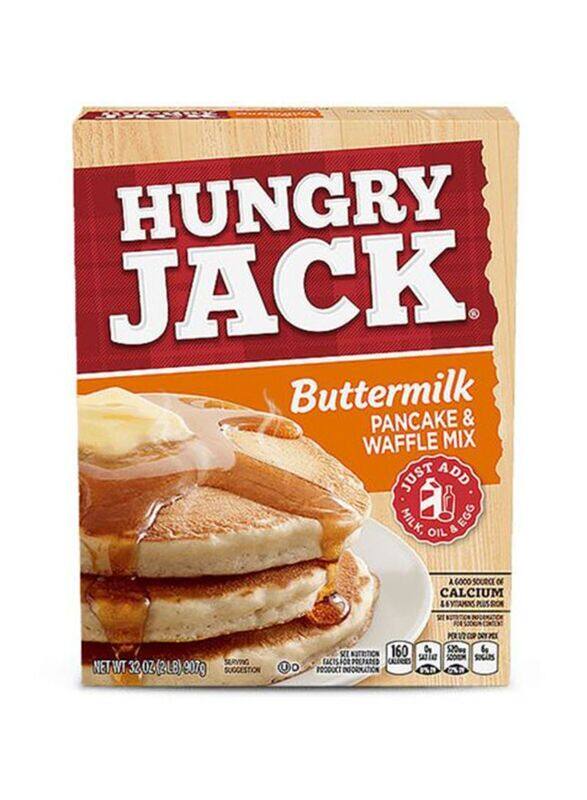 

Hungry Jack Buttermilk And Waffle Pan Cake Mix, 907g