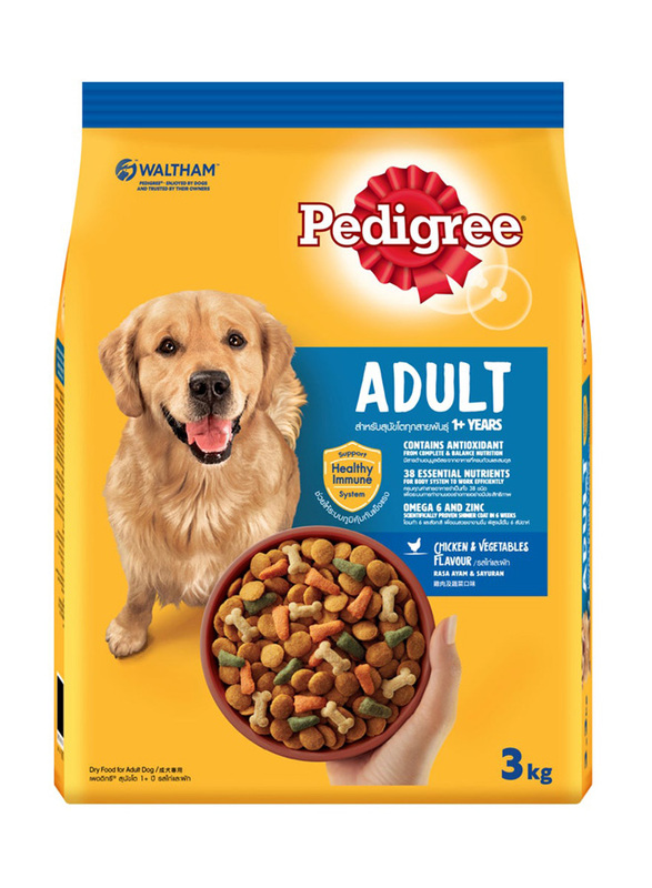 

Pedigree Dry Dog Food with Chicken & Vegetable, 3 Kg