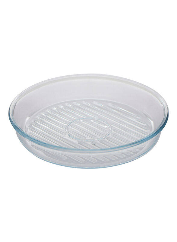 

Borcam Round Shaped Pizza Platter, 31cm, Clear