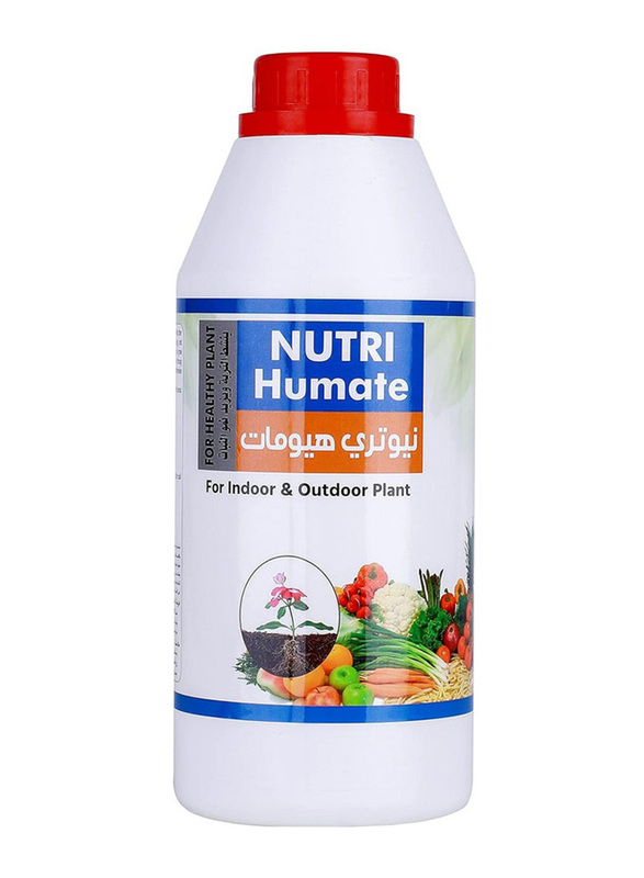 

Emirates Biofert Nutri Humate Liquid Organic Fertilizer Humic Acid Enriched With Nutrients, 1 Litre, White