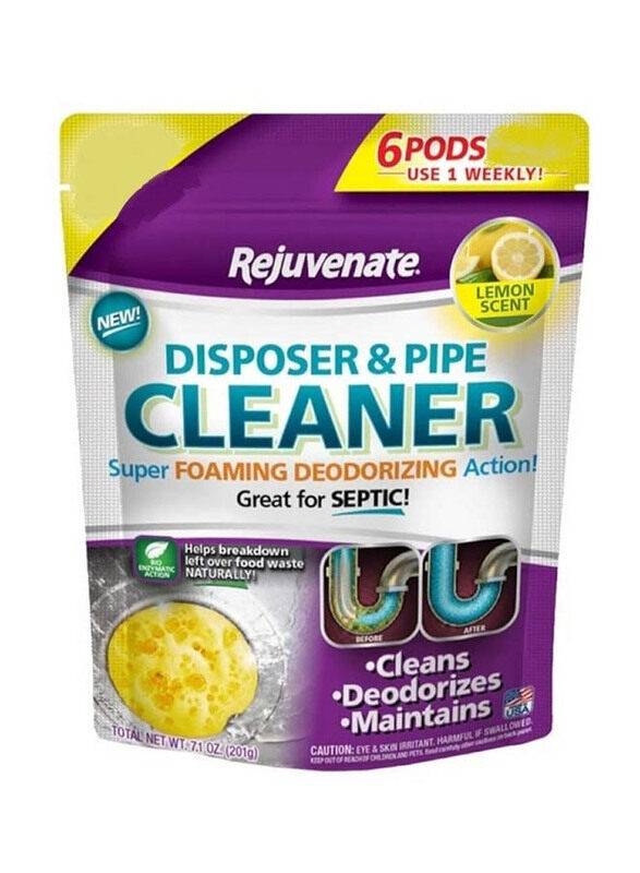 

Rejuvenate Lemon Scent Disposer & Pipe Cleaner, 6 Pods