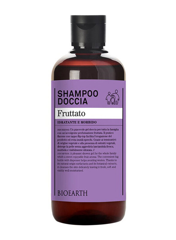 

Bioearth Doccia Shower Shampoo with Fruttato for All Hair Types, 500ml