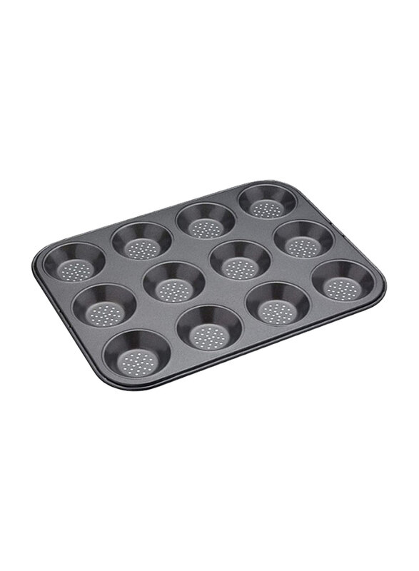 

Masterclass 12-Cavity Non-Stick Rectangle Crusty Baking Pan, MCS-KCMCCB29, 32 x 24cm, Grey