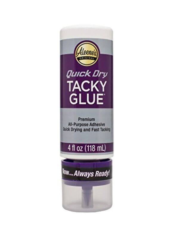 Aleene's Quick Dry Tacky Glue, Purple/White