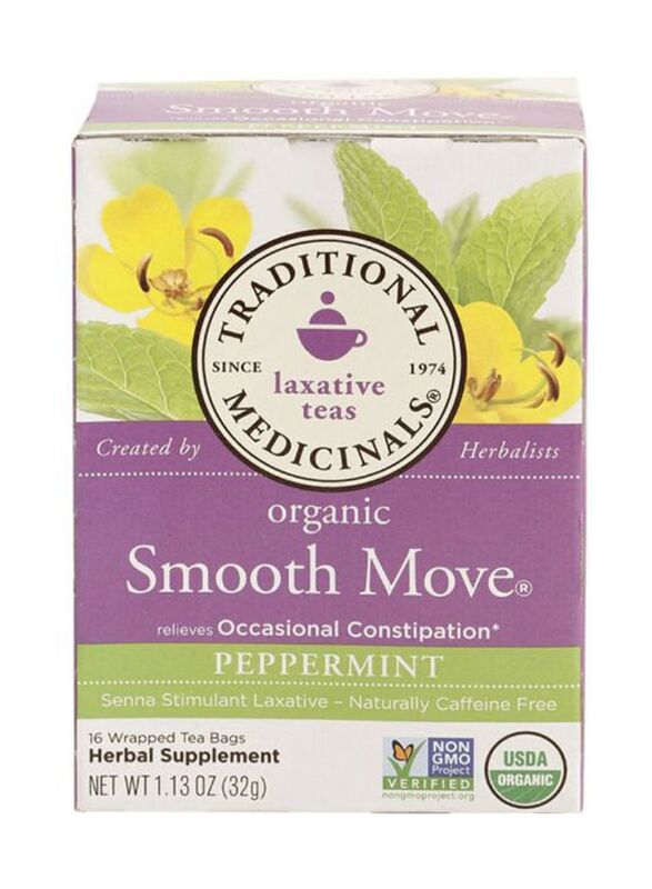 Traditional Medicinals Organic Smooth Move Peppermint Tea, 32g