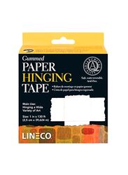 Lineco Gummed Paper Hinging Tape, White