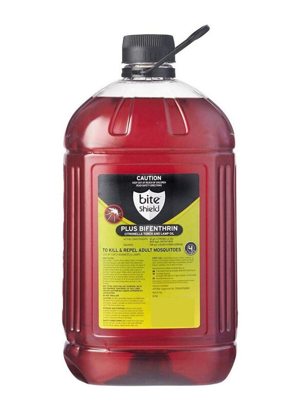 

Bite Shield Citronella Oil with Insecticide, 4 Liter, Red